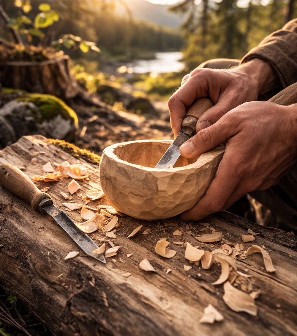 Spoon Carving Workshop Cornwall 