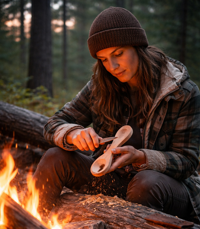 Spoon Carving Workshop Cornwall 